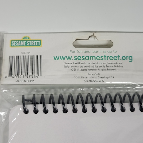 Sesame Street Doodle Drawing Pad Big Bird Cookie‎ Monster Paper Craft 2015 Lot - Picture 6 of 6